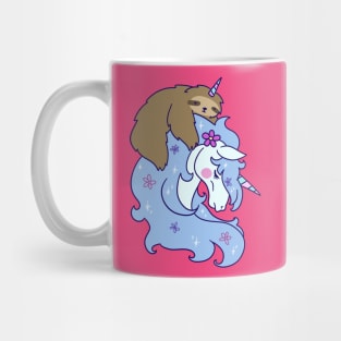 Unicorn and Unicorn Sloth Mug